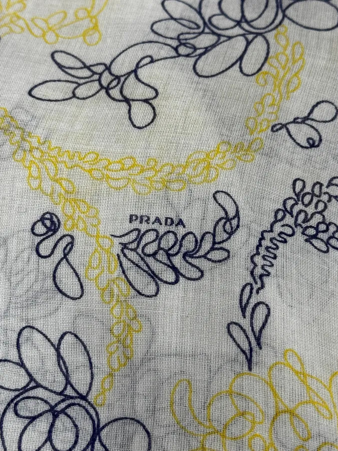 Prada White Clear Sweet Flowers Shirt  aMQUrlr 8