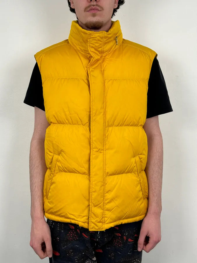 2000s Prada Yellow Down Quilted Puffer Vest GJUyVZO 1