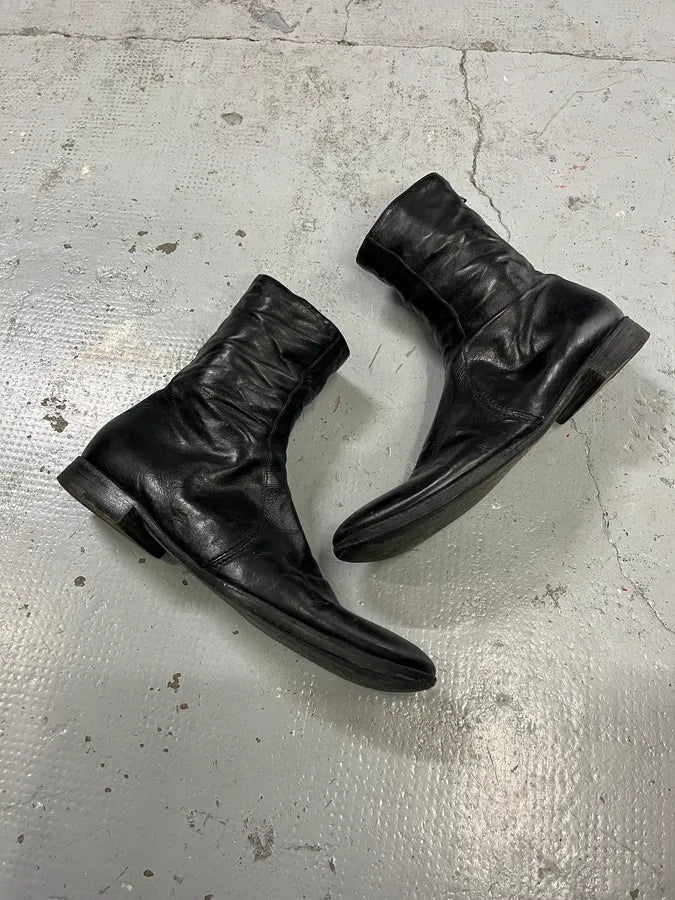 Premiata Premium Black Leather Boots TXrexEM 1