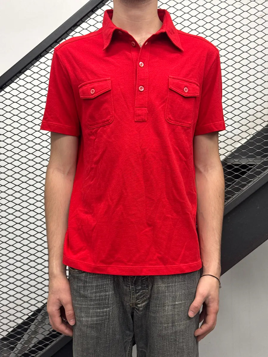 2000s Prada Red Multi-Pocket Polo puHRVwGn 1