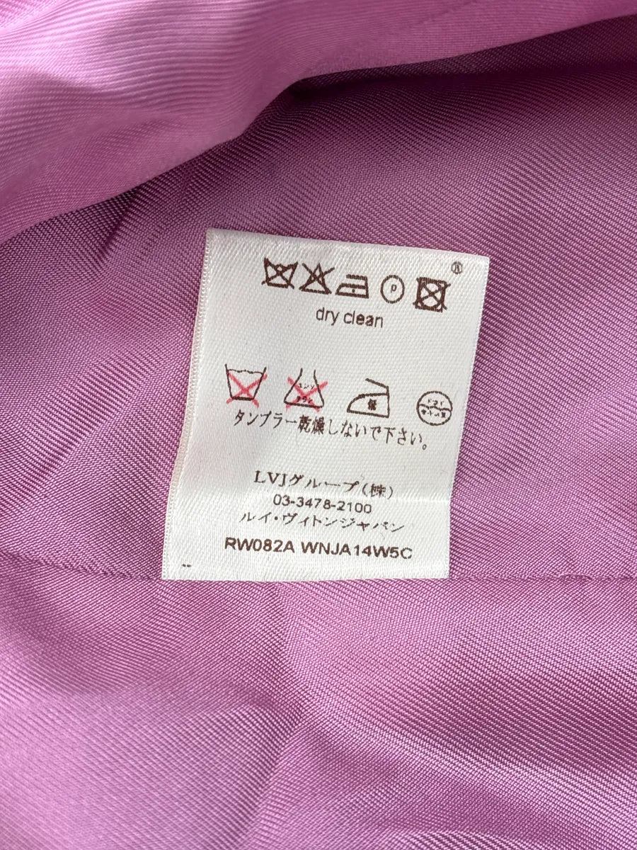 2000s Louis Vuitton Dark Grey Wool Rose Collar Double-Breasted Jacket pvWDTJEX 11
