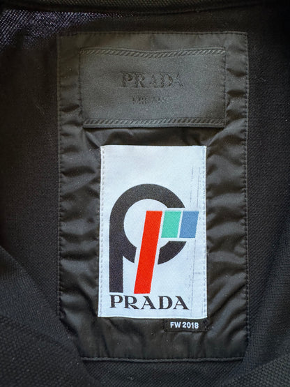 FW2018 Prada Black & Green Logo Polo (S) - 5