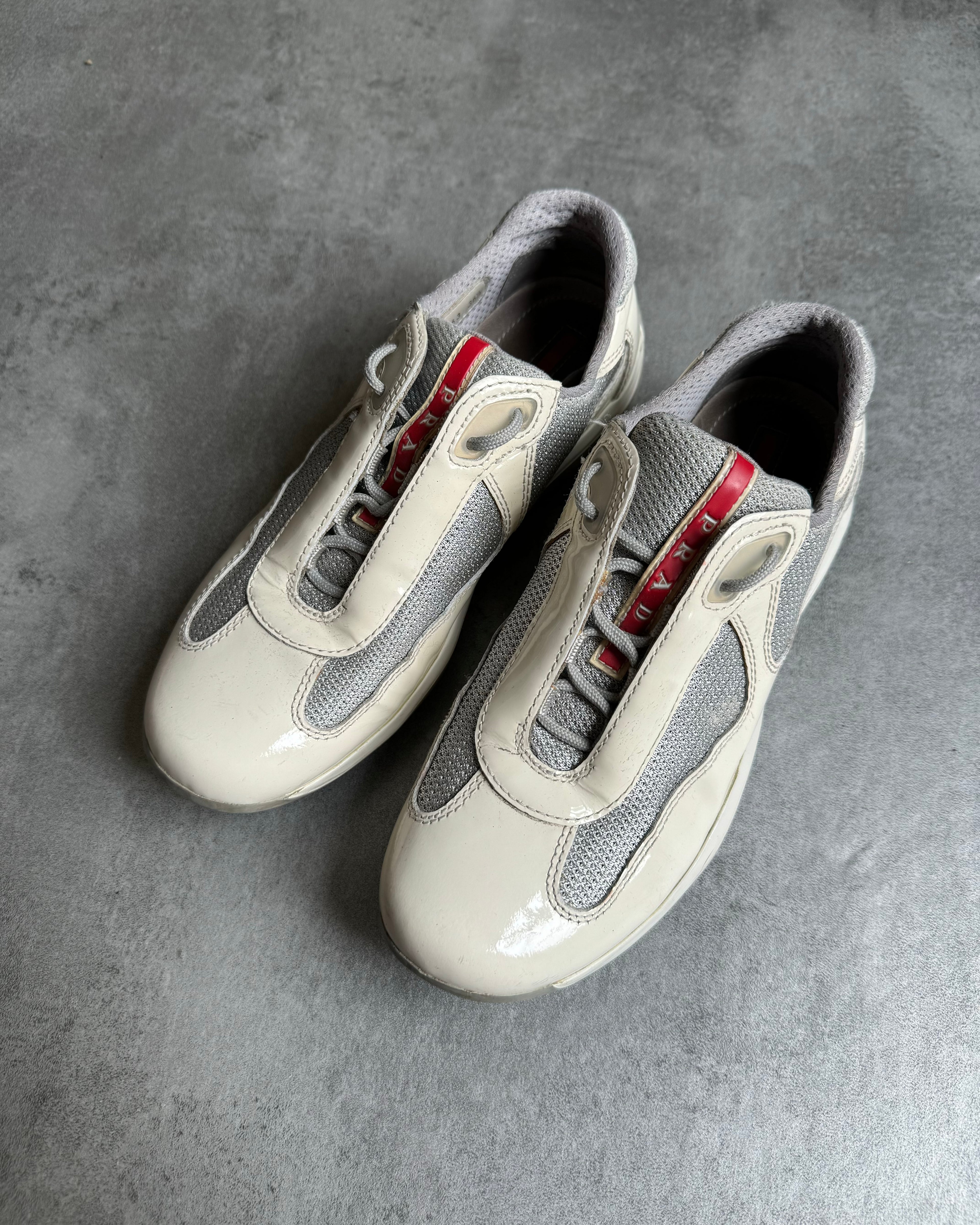 Prada America's Cup Creamy Satin Leather (37,5) - 8