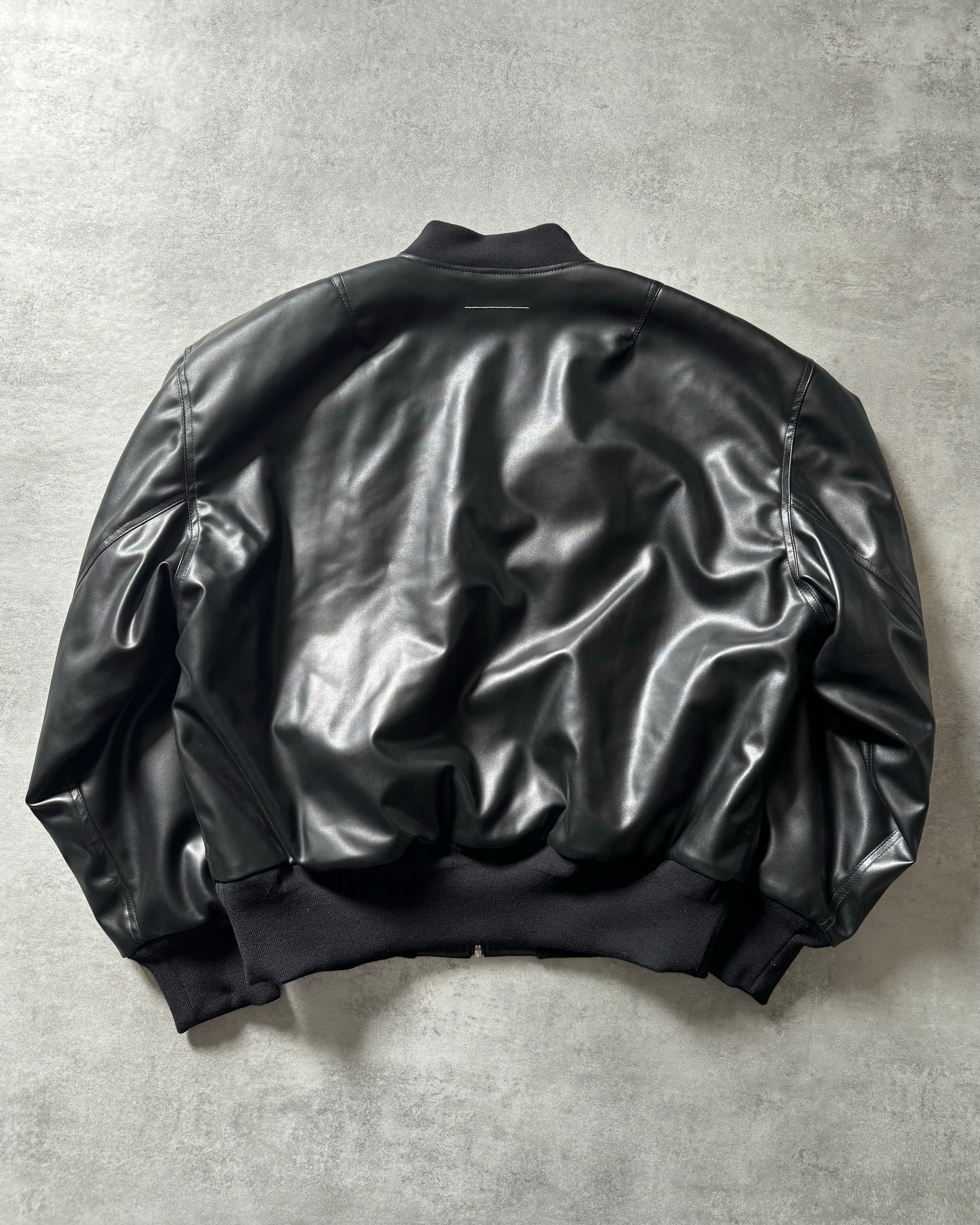 SS2023 Maison Margiela Ultra Black Bomber Jacket (L) - 8