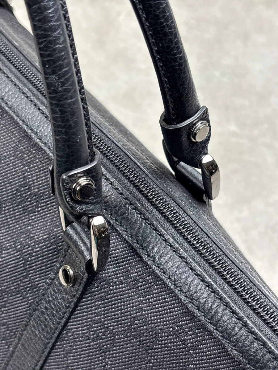 Gucci Black Canvas GG Monogram Double G Charm Totebag qDYSuKJn 11