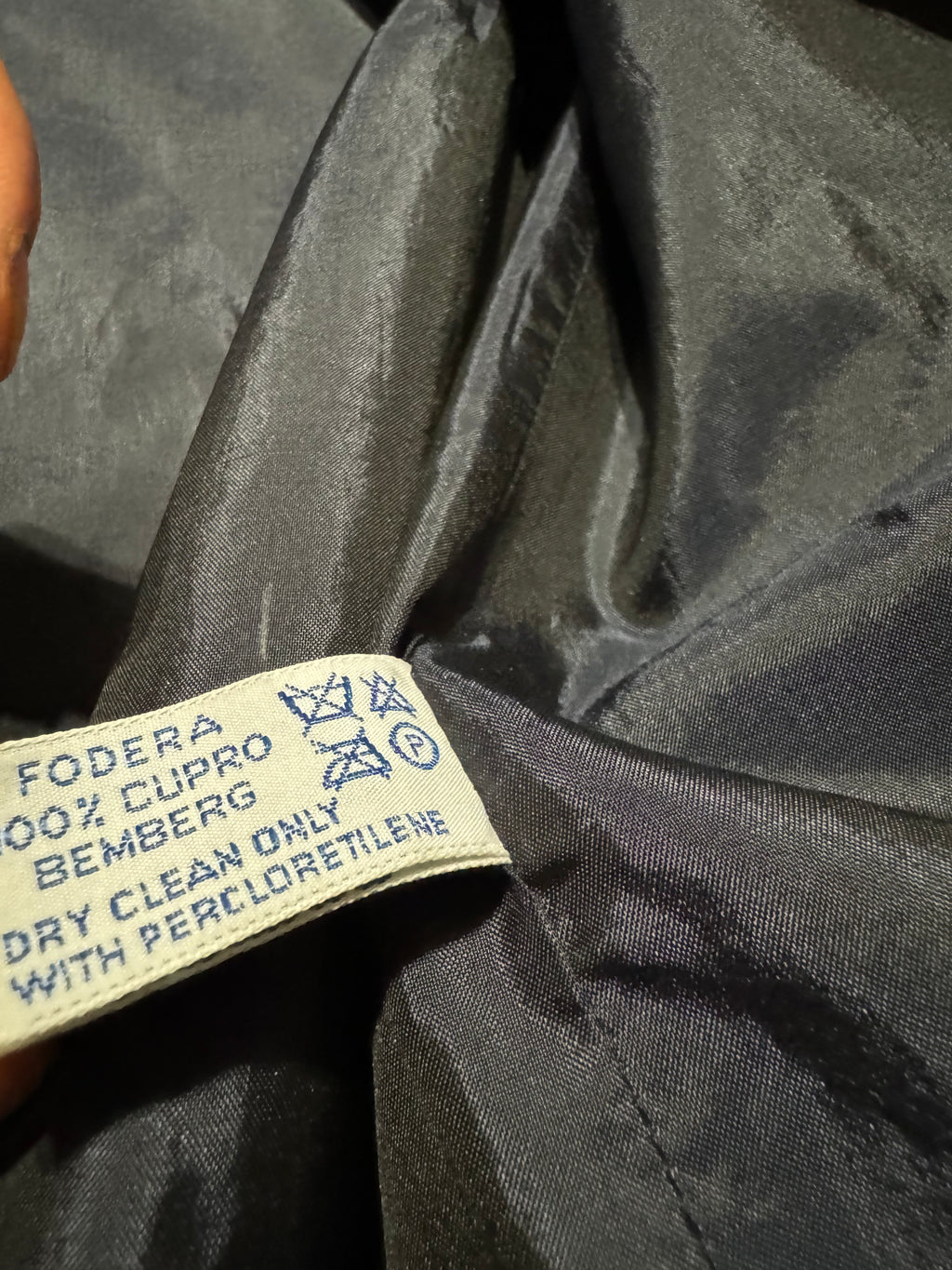 AW1996 Prada Navy Soft Leather Italian Jacket (XS) - 6