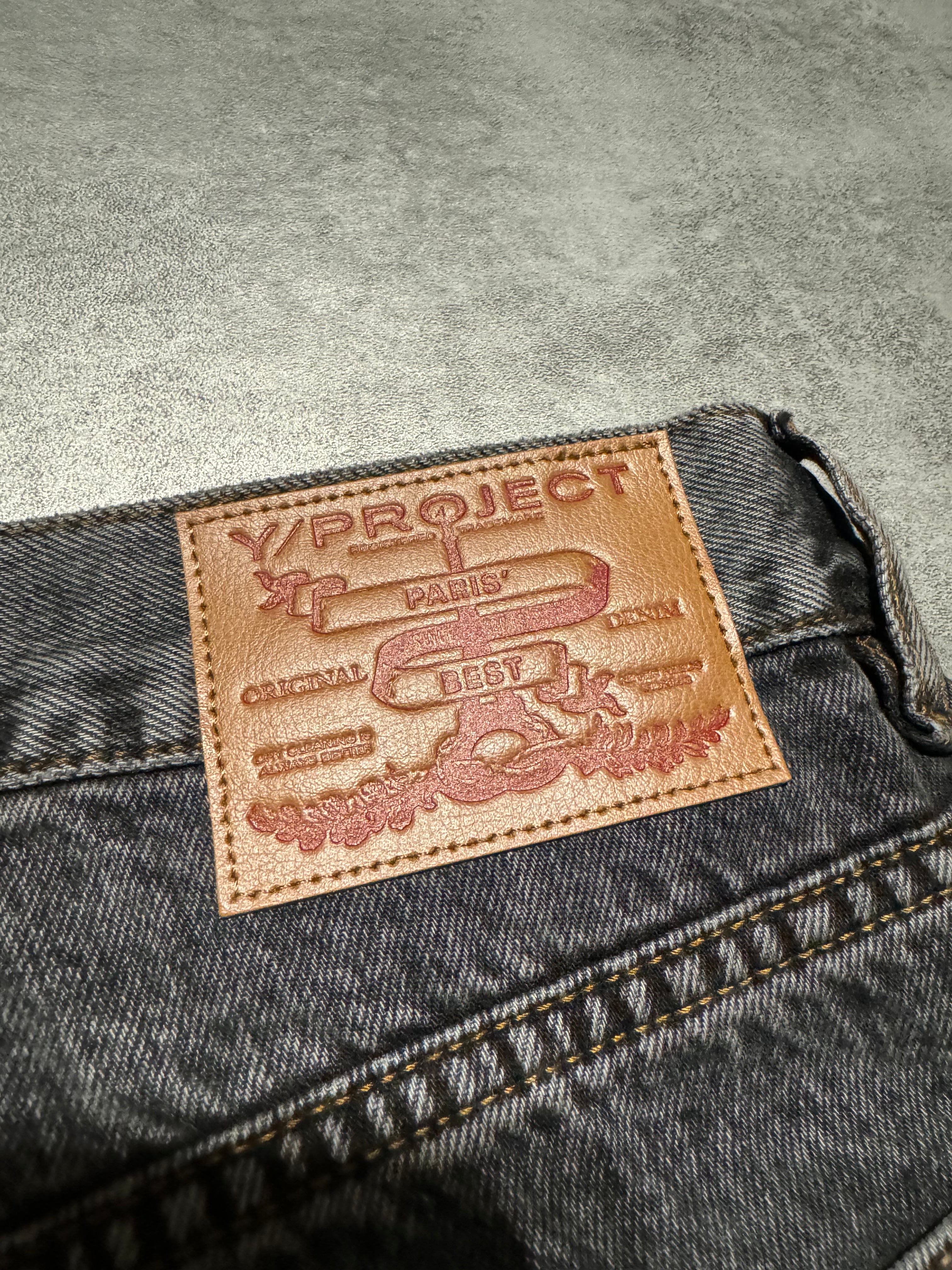 SS2023 Y/Project Cow-Boy Brut Grey Astro Denim Jeans (L) - 4