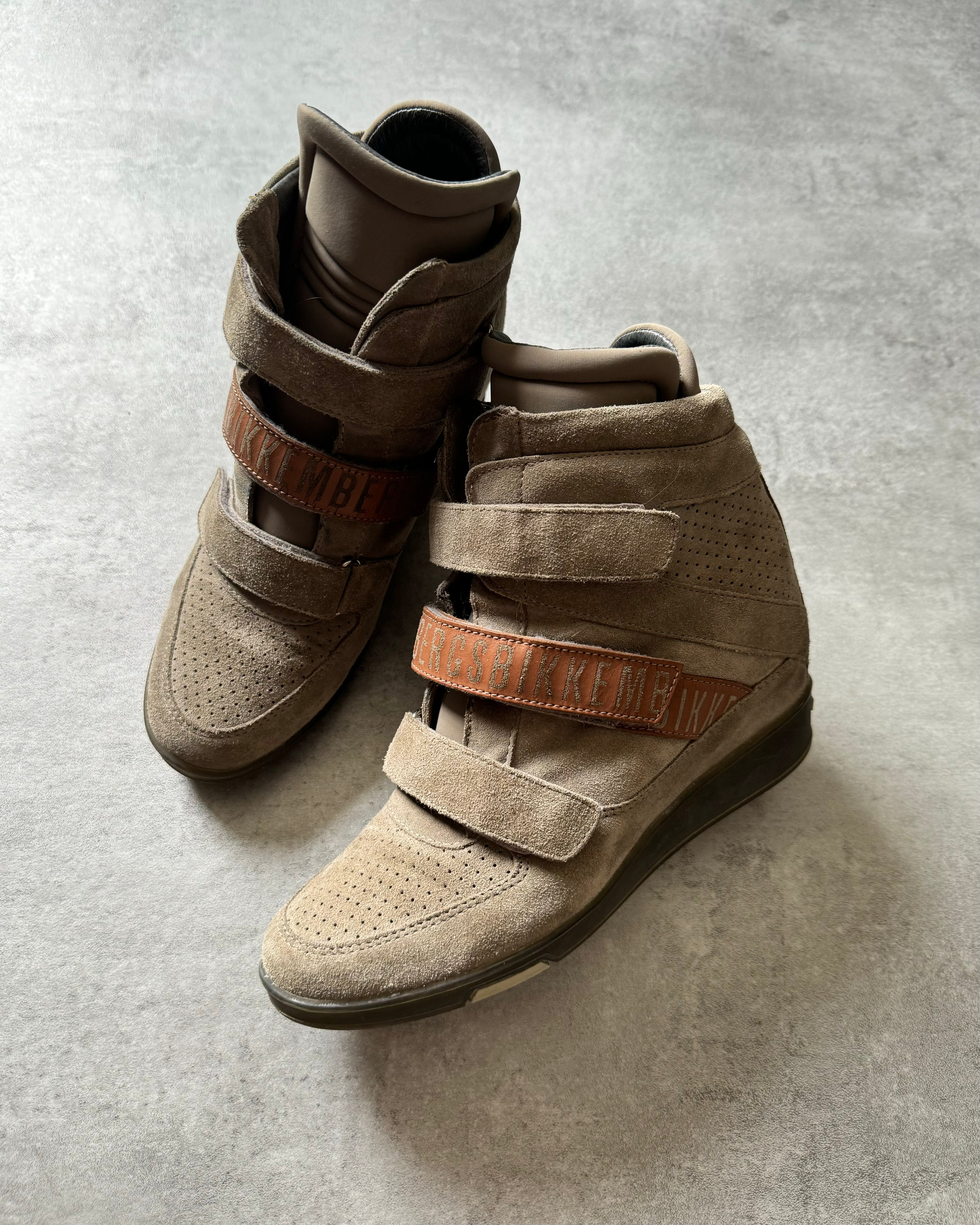 Dirk Bikkembergs Olive Scratch Heels (38) - 3