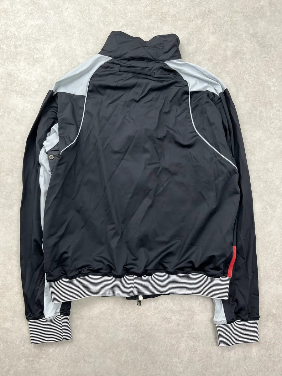 2000s Prada Black Nylon Linea Rossa Light Jacket qSzrJTVv 4