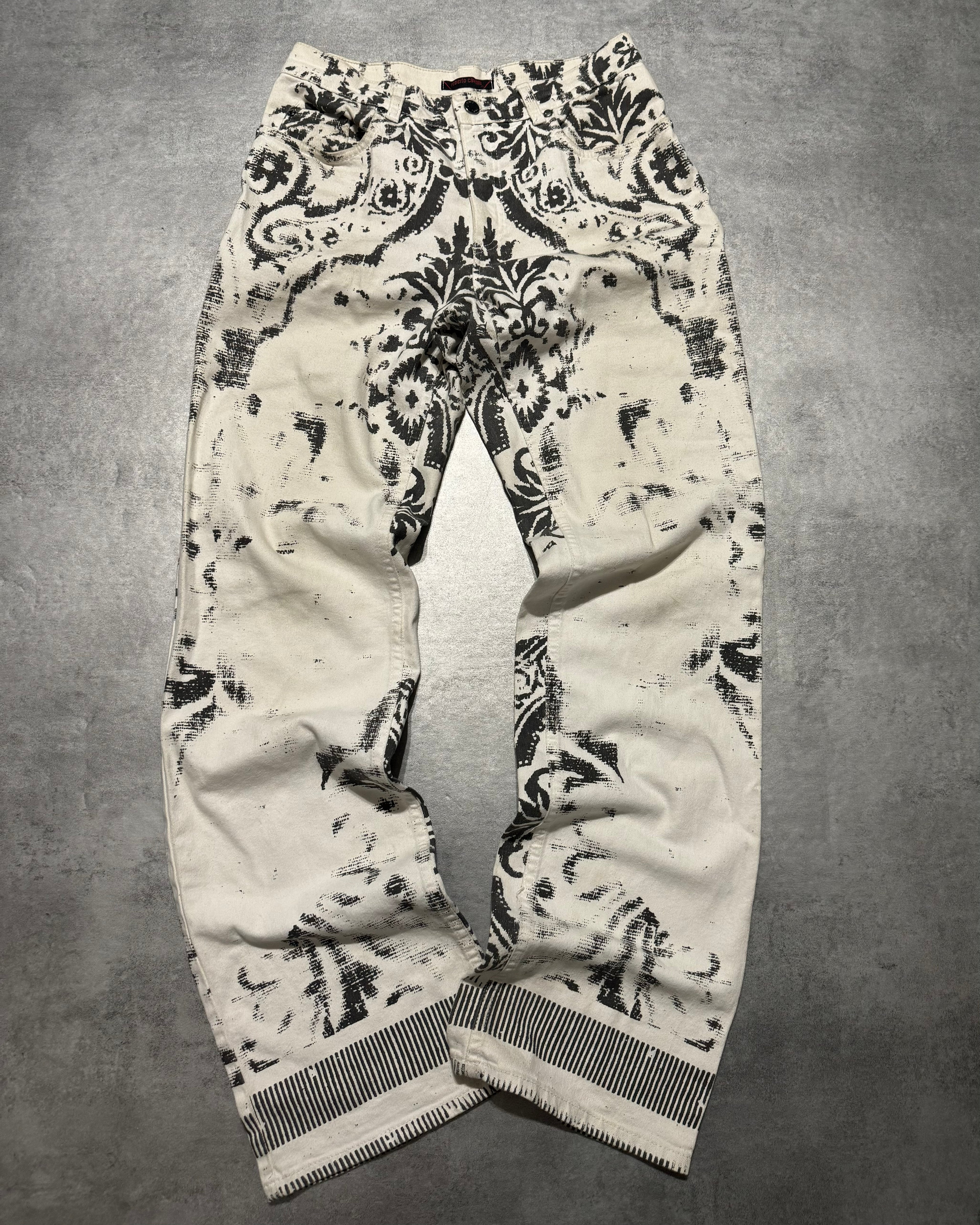 1990s Roberto Cavalli Royal Arabic Mozaic Pants (S) - 1