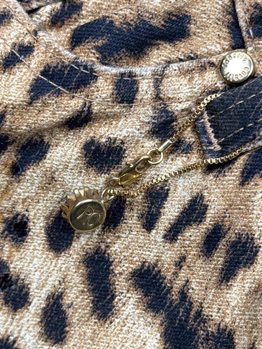 2000s Roberto Cavalli Leopard Embellished Royal Pants qarmxJHt 8