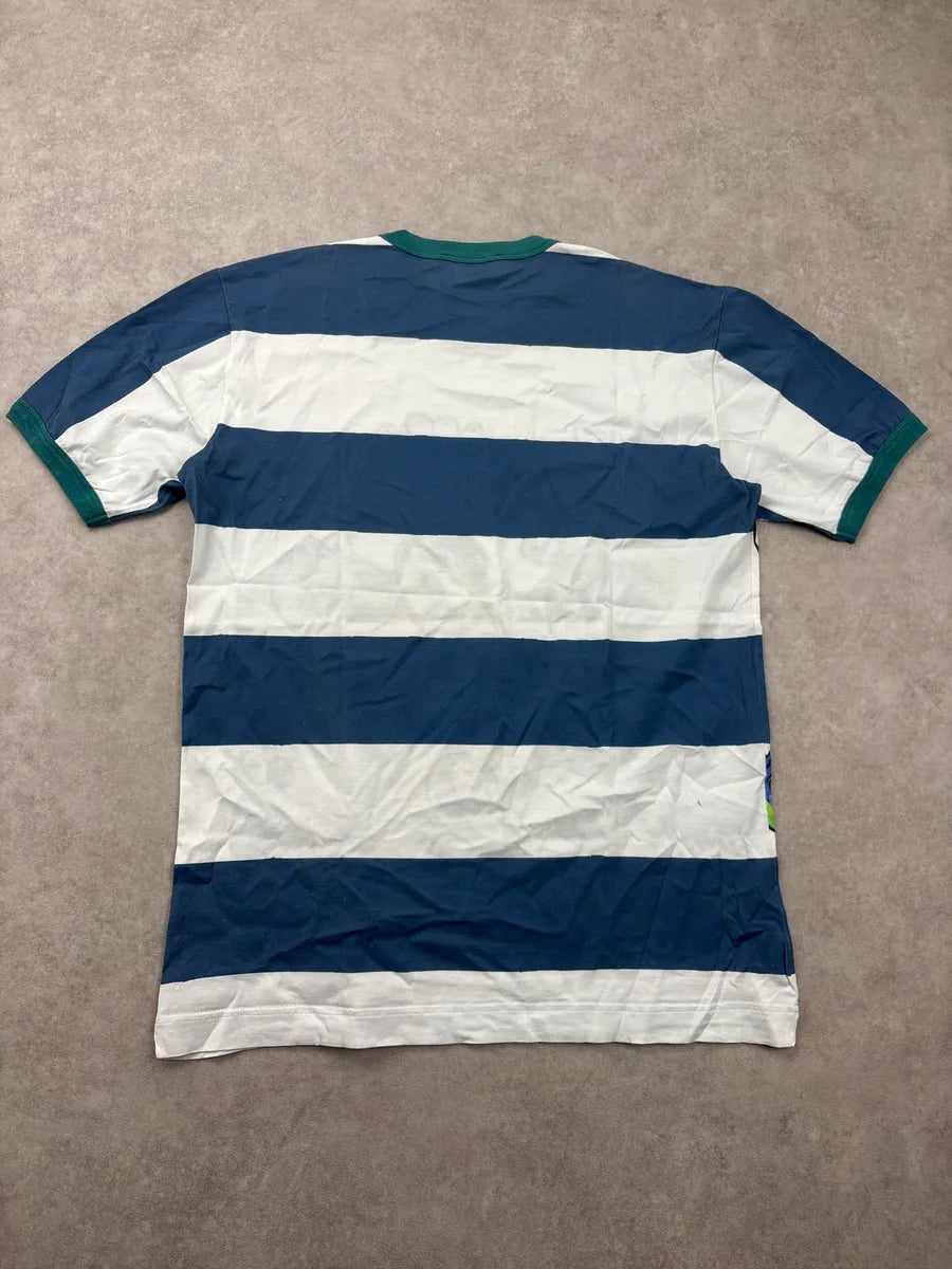 SS2017 Dolce & Gabbana Navy & White Cactus Striped T-Shirt qcJiOwRC 5