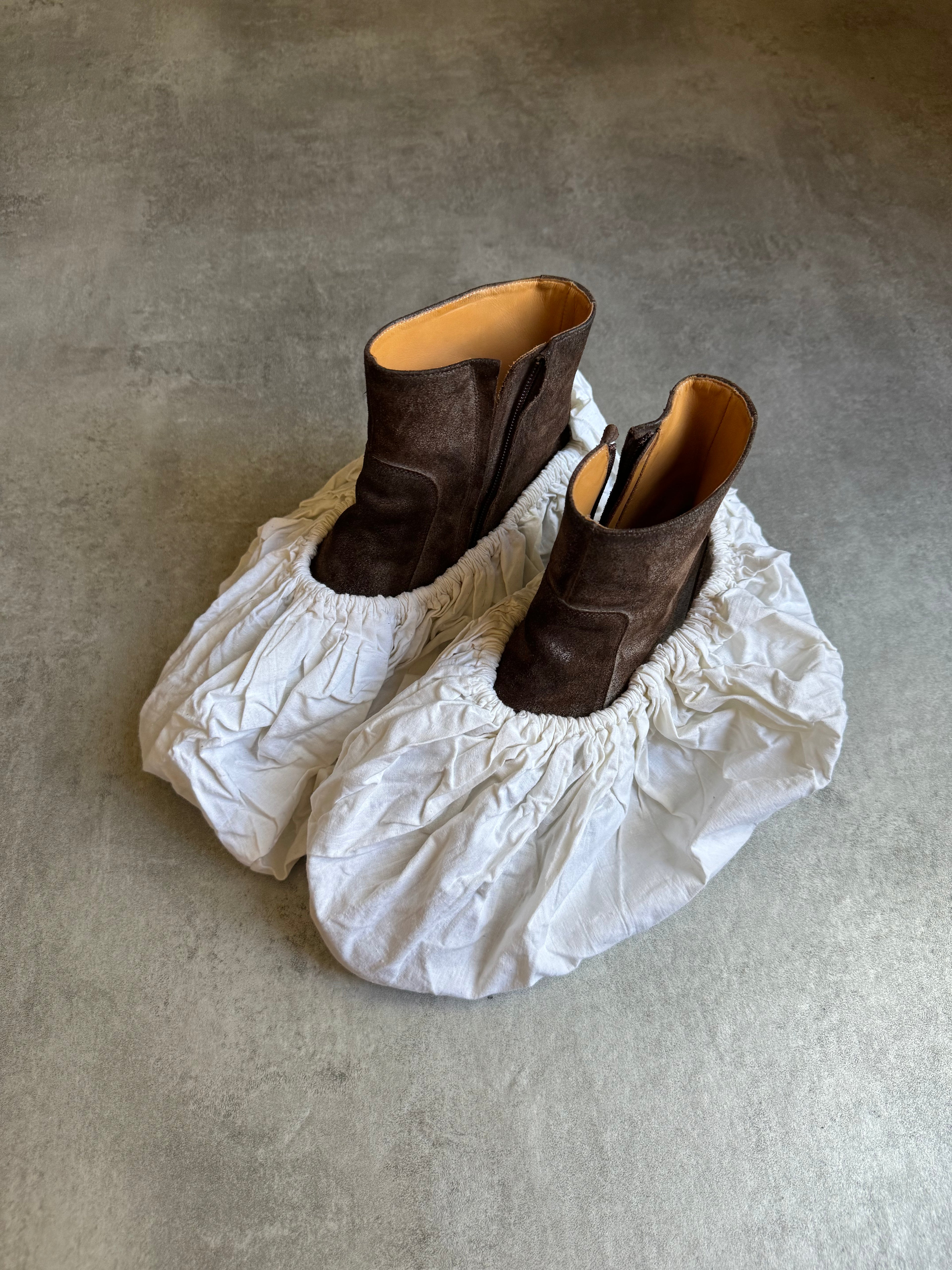 Maison Margiela Brown Leather Boots (40) - 4