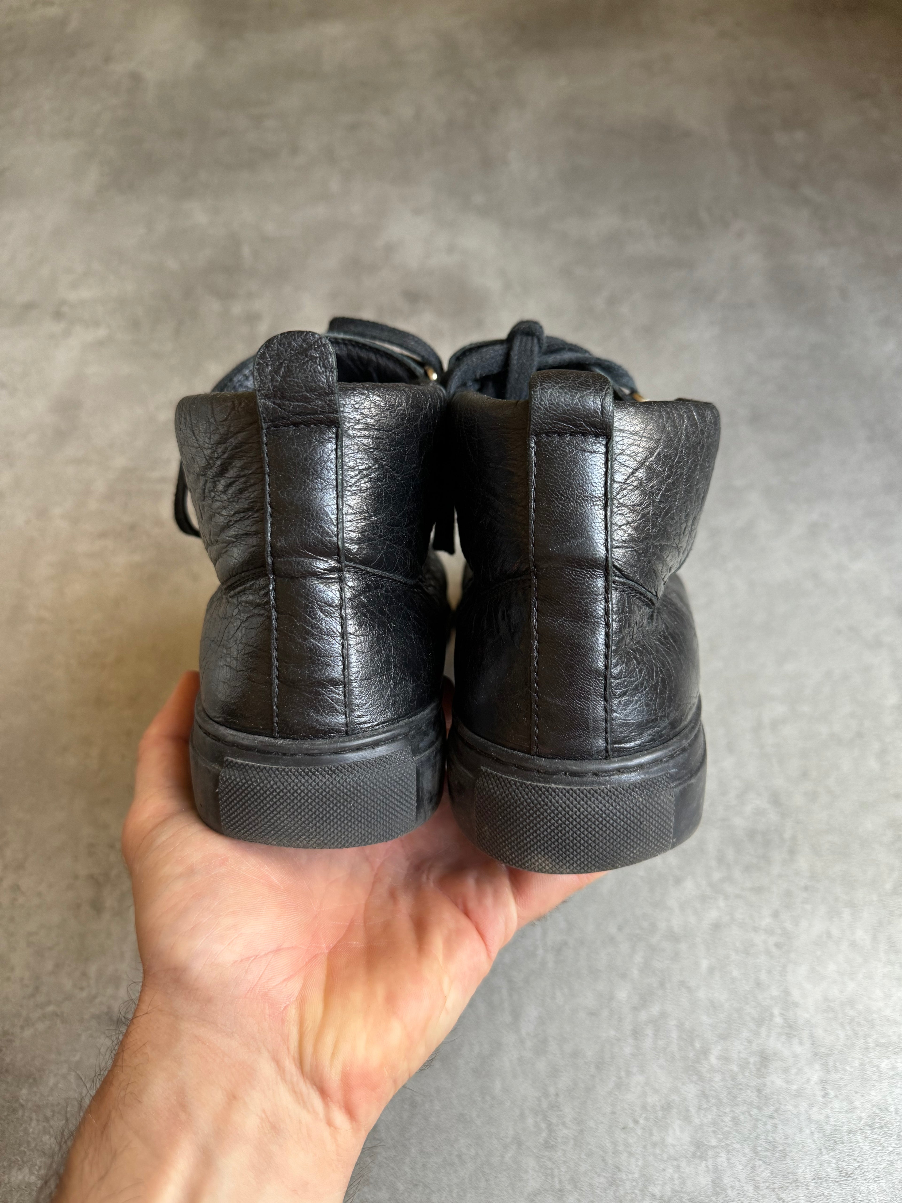 Balenciaga Arena High Black Leather (41) - 4