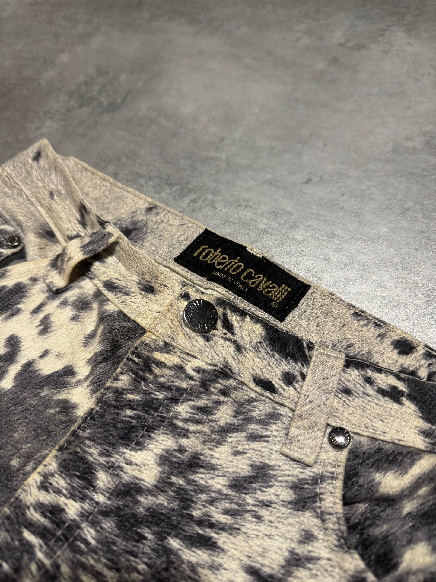 FW1999 Roberto Cavalli Furry Cawprint Movement Pants (XS/S) - 6