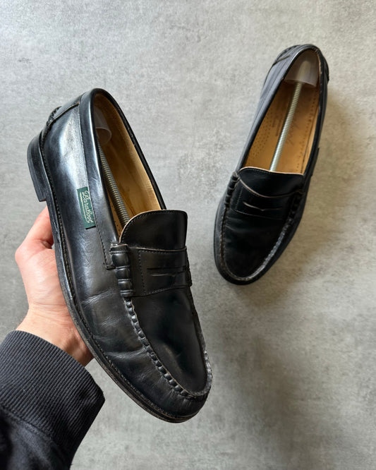 Paraboots Black Leather Loafers  (43) - 1