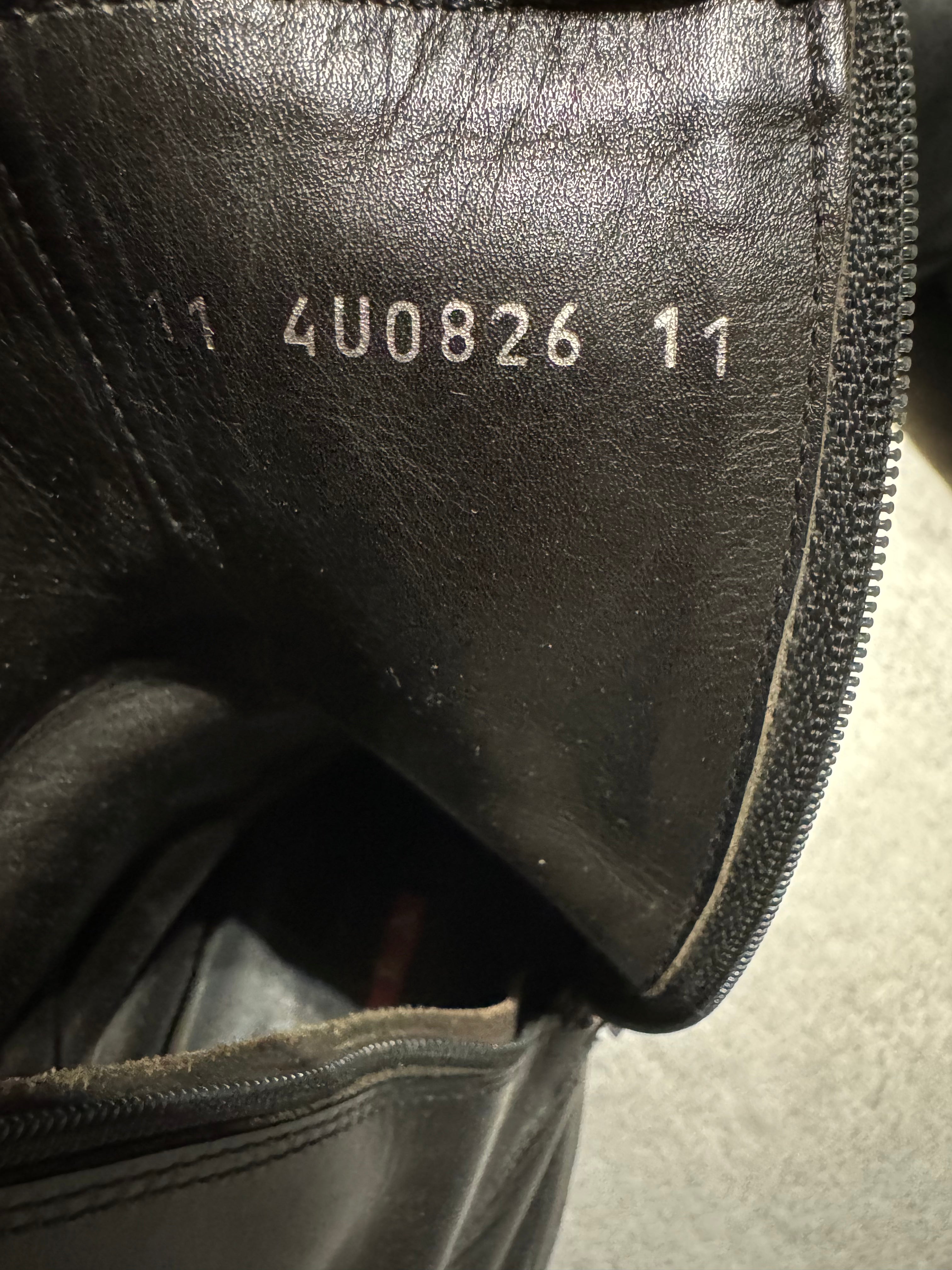 FW1999 Prada Ankle Vibram Black Leather Boots (45,5) - 6