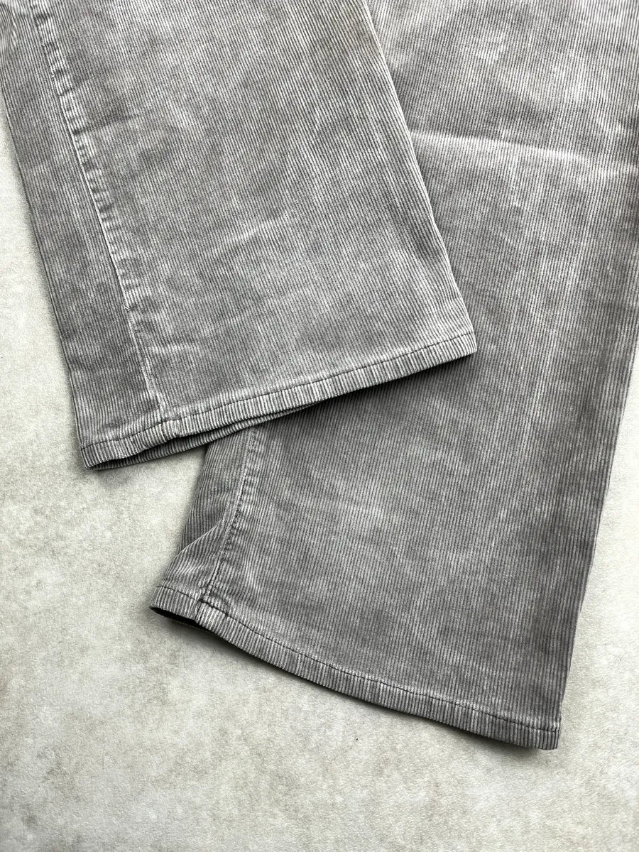 2000s Armani Grey Corduroy Cozy Jeans qvoXWBJu 7