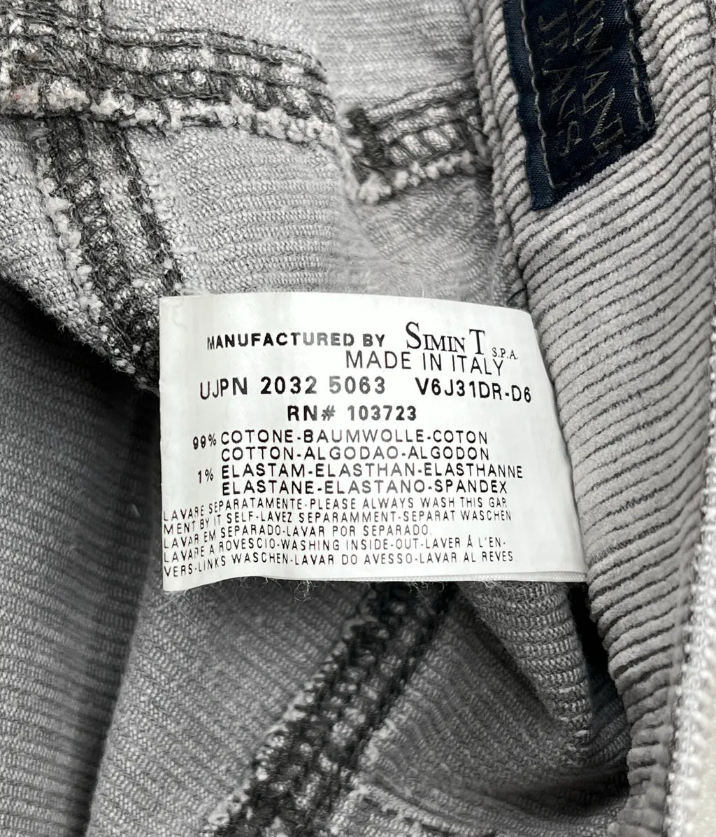 2000s Armani Grey Corduroy Cozy Jeans qvoXWBJu 11