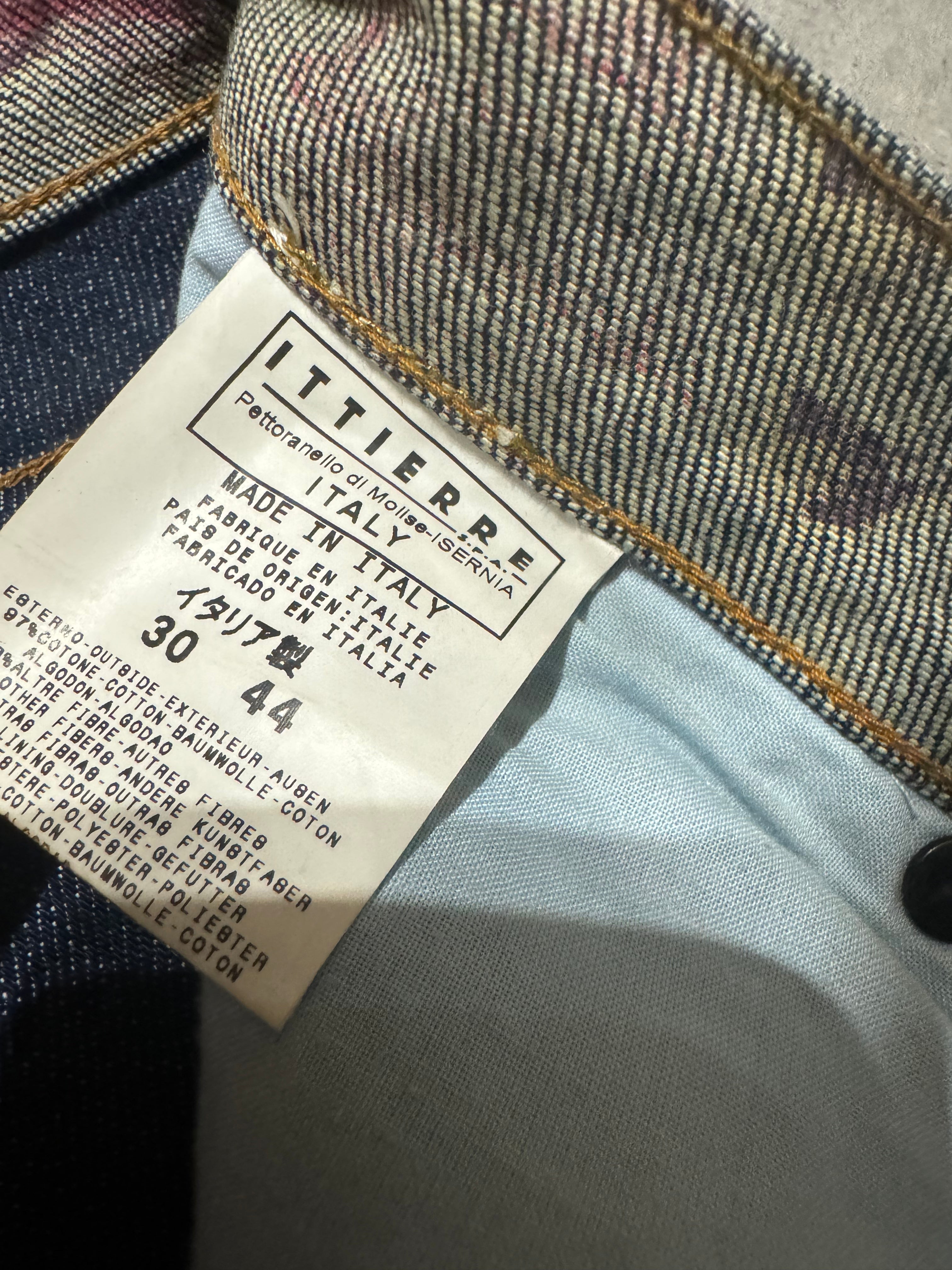 2000s Cavalli Scar Nature Flowers Grey Pants (S) - 6