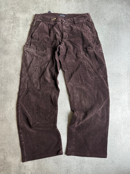 AW2018 Armani Brown Cargo Elevation Cozy Relaxed Pants  (M/L) - 3