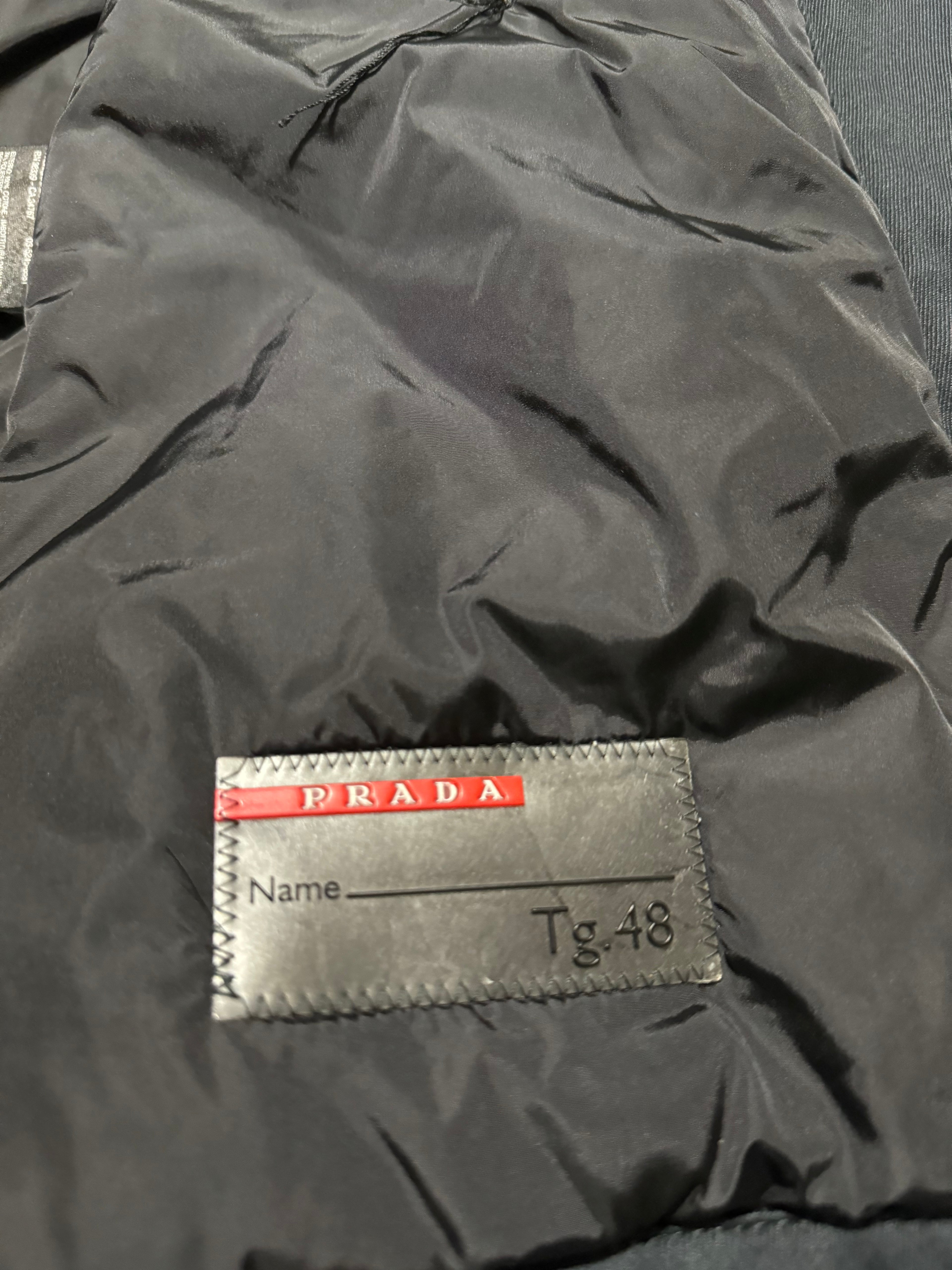 2000s Prada Navy Naval Duffle Coat (M) - 9