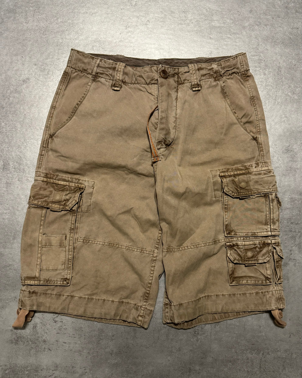 FW2006 Dolce & Gabbana Multi Pockets Cargo Beige Shorts (M) - 1