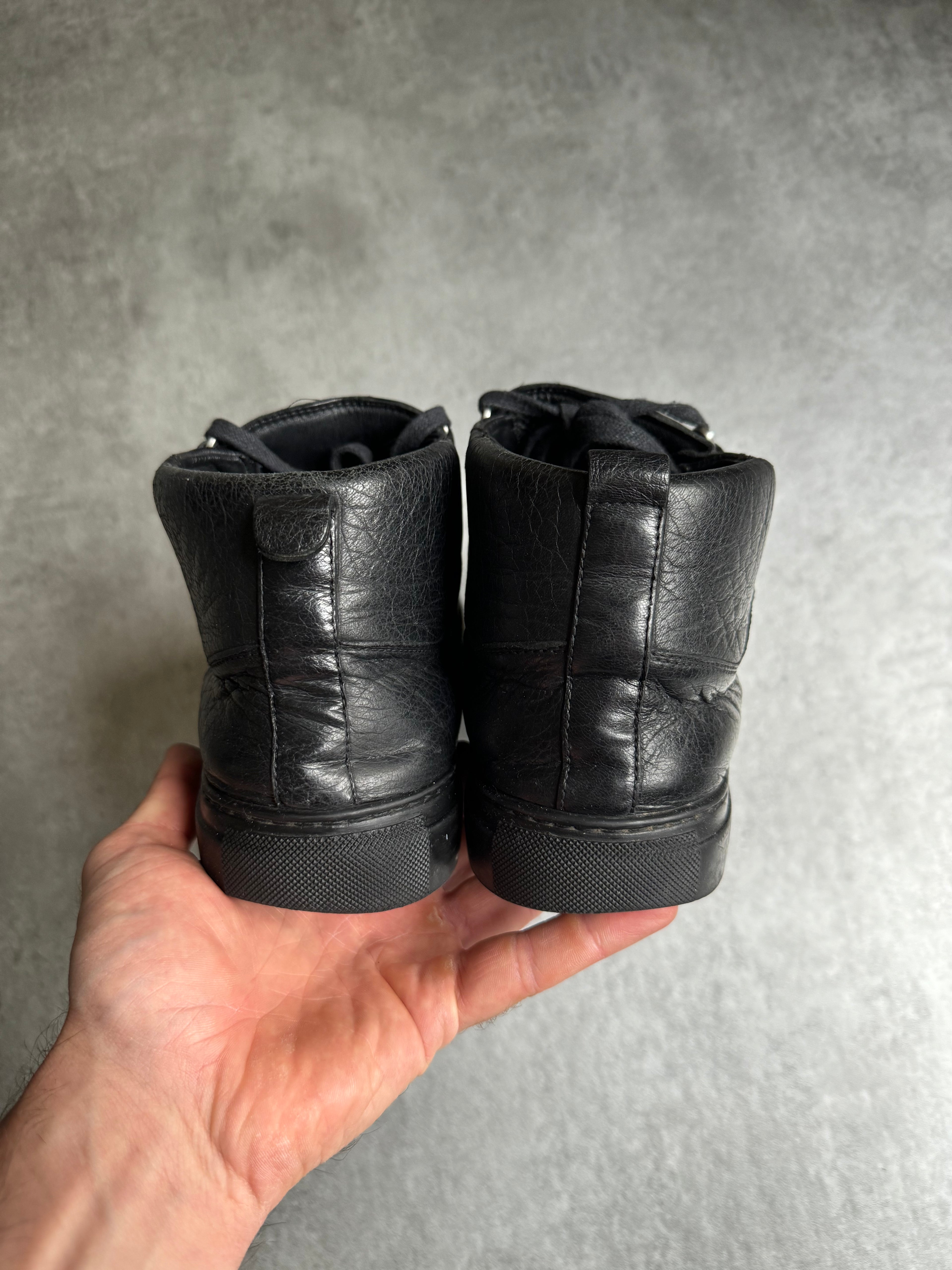 Balenciaga Arena High Black Leather Shoes (43eu/us9,5) – Dolce