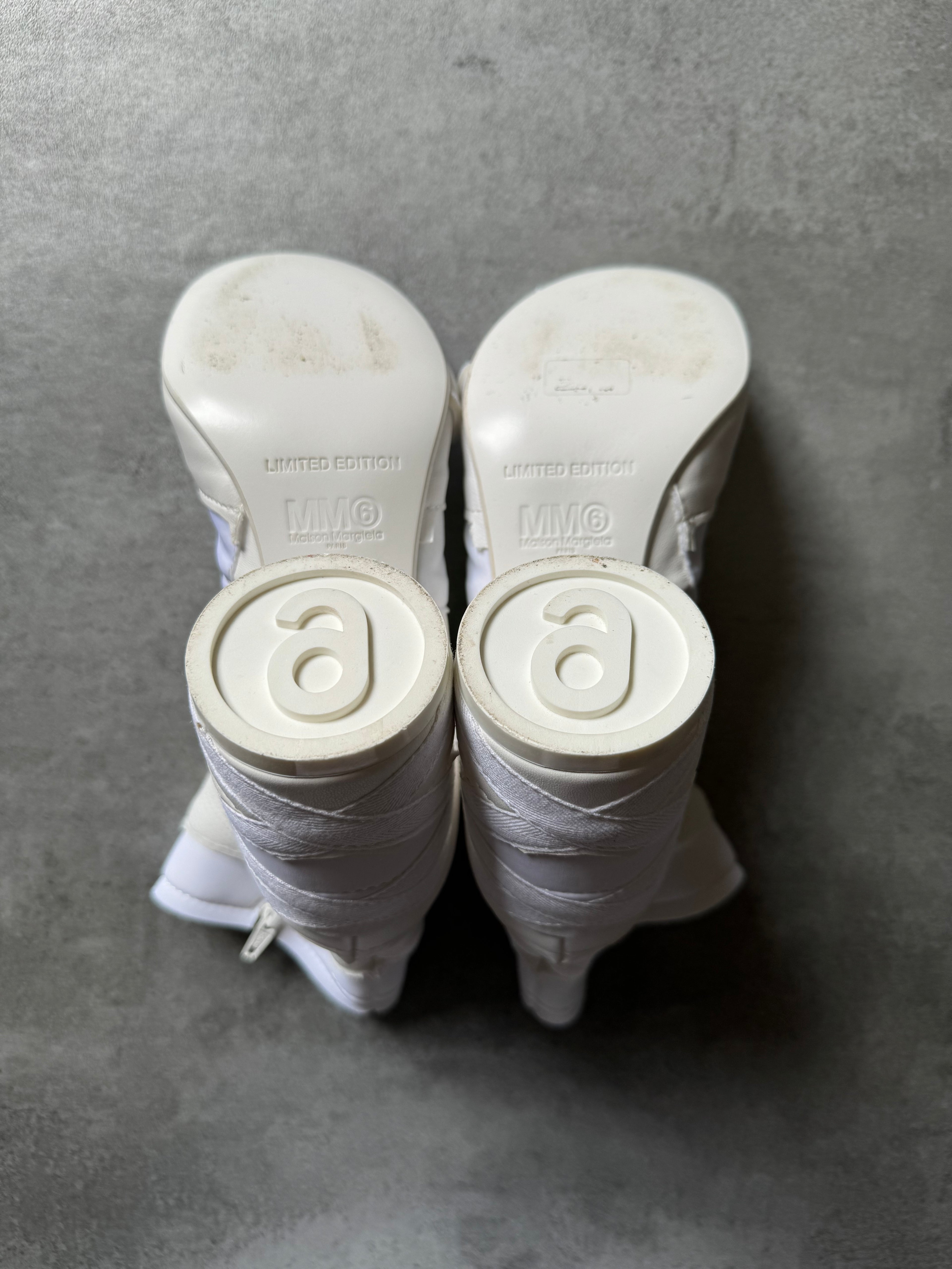 Maison Margiela MM6 White Racing Boots (38) - 6