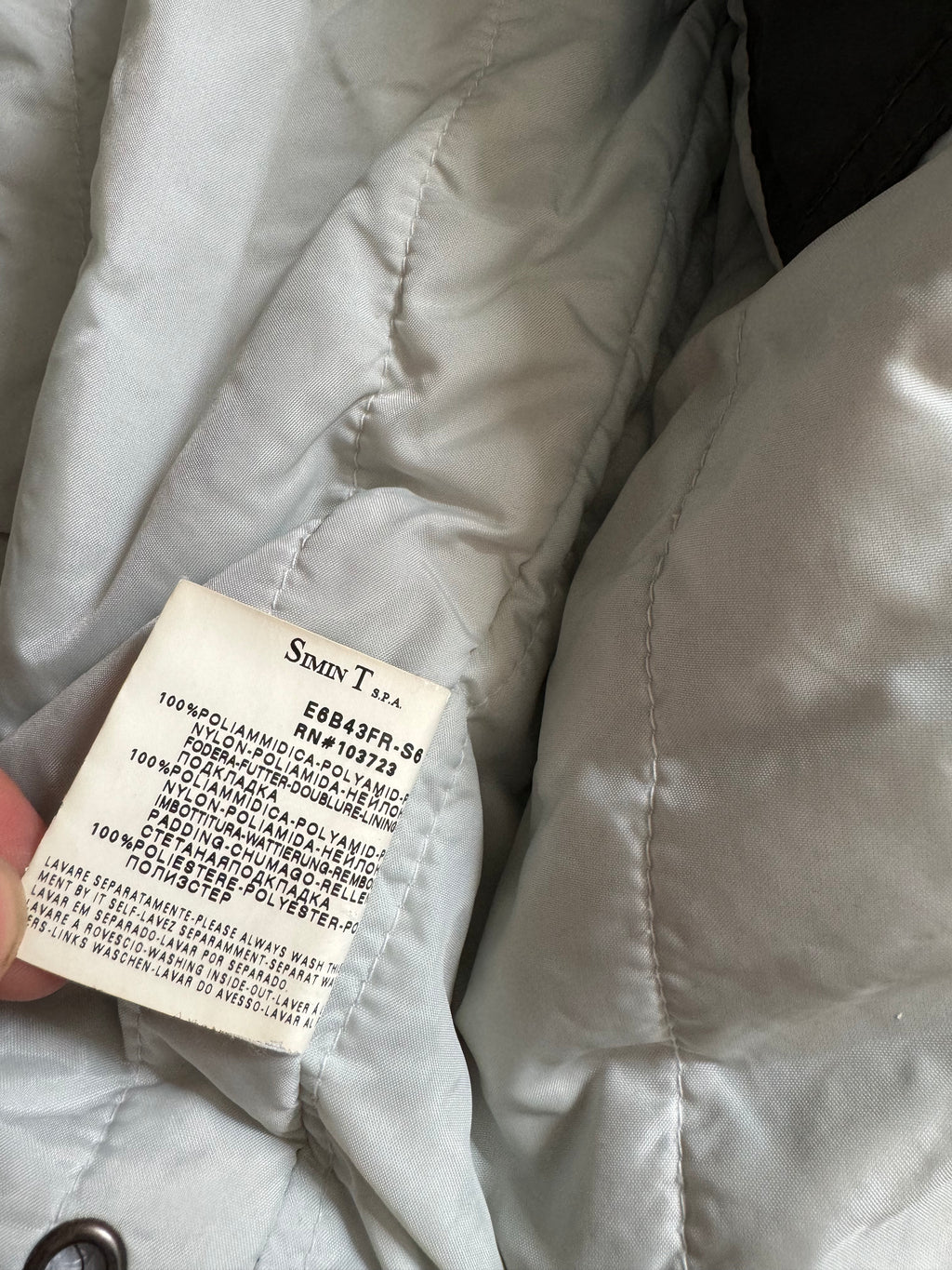 2000s Armani Utility Zippers Olive Bomber Jacket (M) - 6