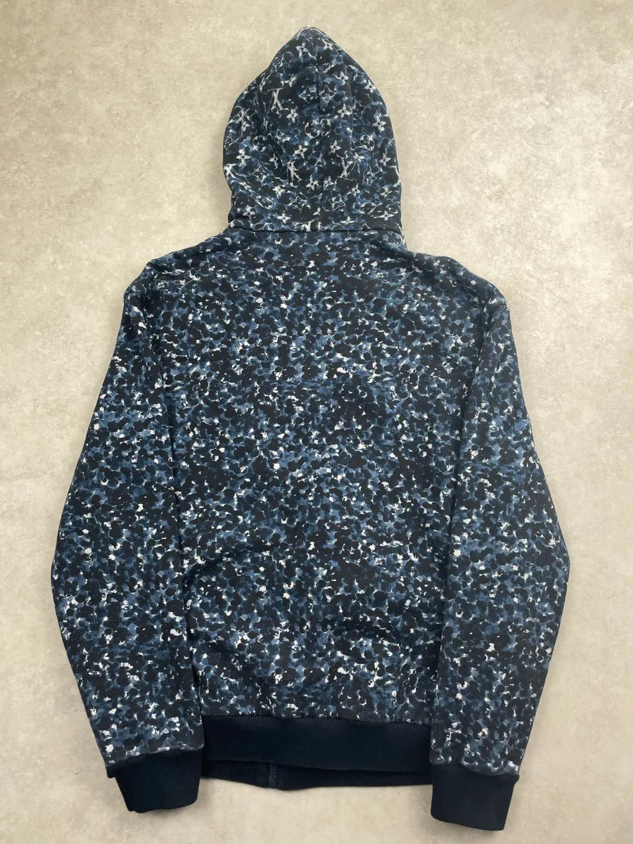 Louis Vuitton Dark Navy Monogram Camouflage Zip-Up Hoodie rHyiqyDO 4