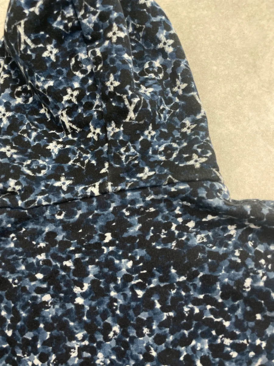 Louis Vuitton Dark Navy Monogram Camouflage Zip-Up Hoodie rHyiqyDO 7