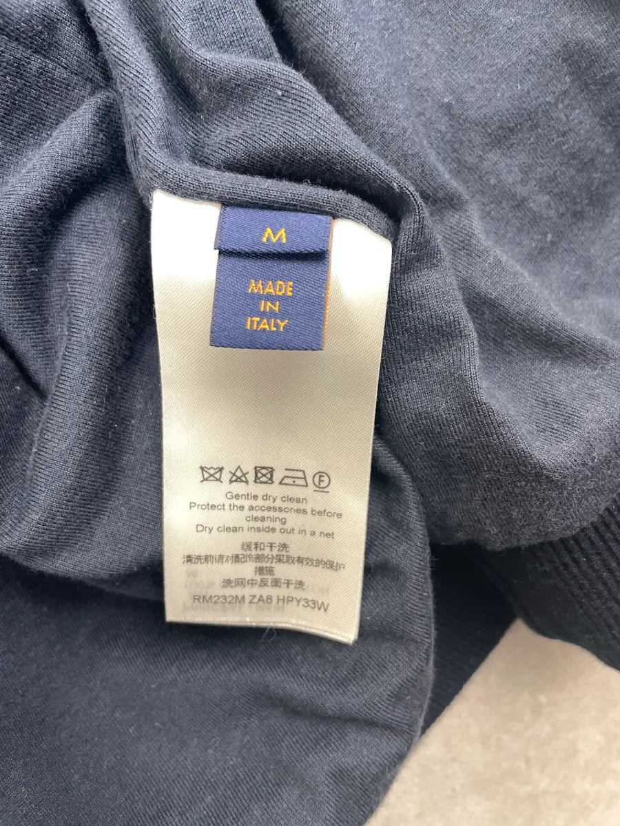 Louis Vuitton Dark Navy Monogram Camouflage Zip-Up Hoodie rHyiqyDO 10