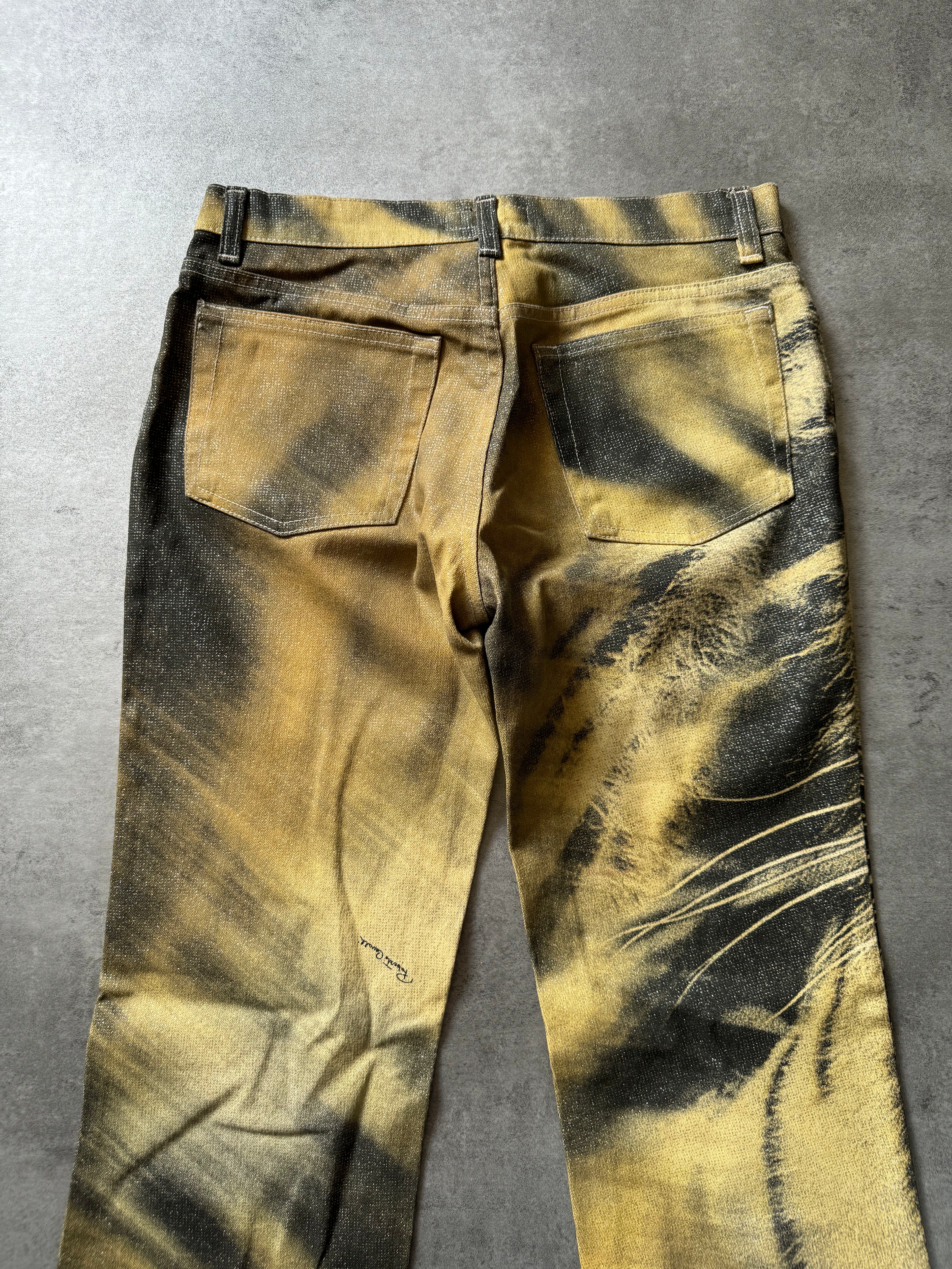 FW2000 Roberto Cavalli Tiger Savage Pants (S) - 5