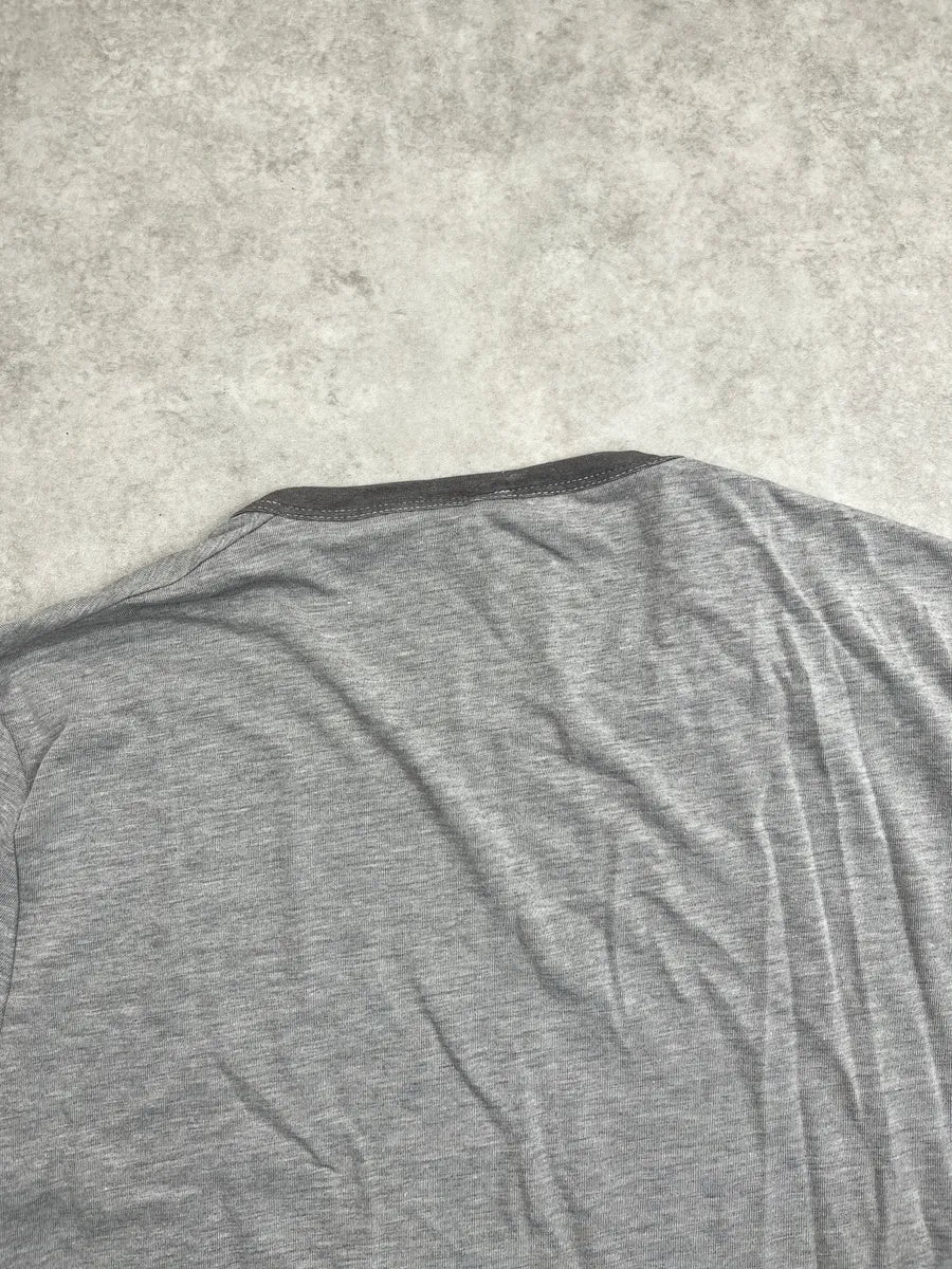 John Galliano Light Grey Vertical Logo Contrast Trim T-Shirt rOYLZHmi 5