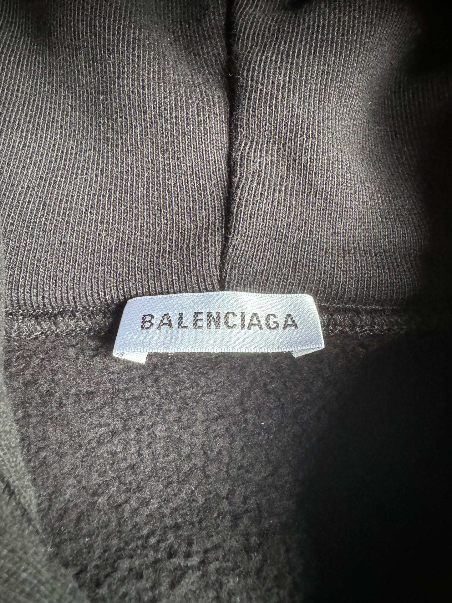 AW2018 Balenciaga Speedhunters Zip-up Black Hoodie (XS) - 7