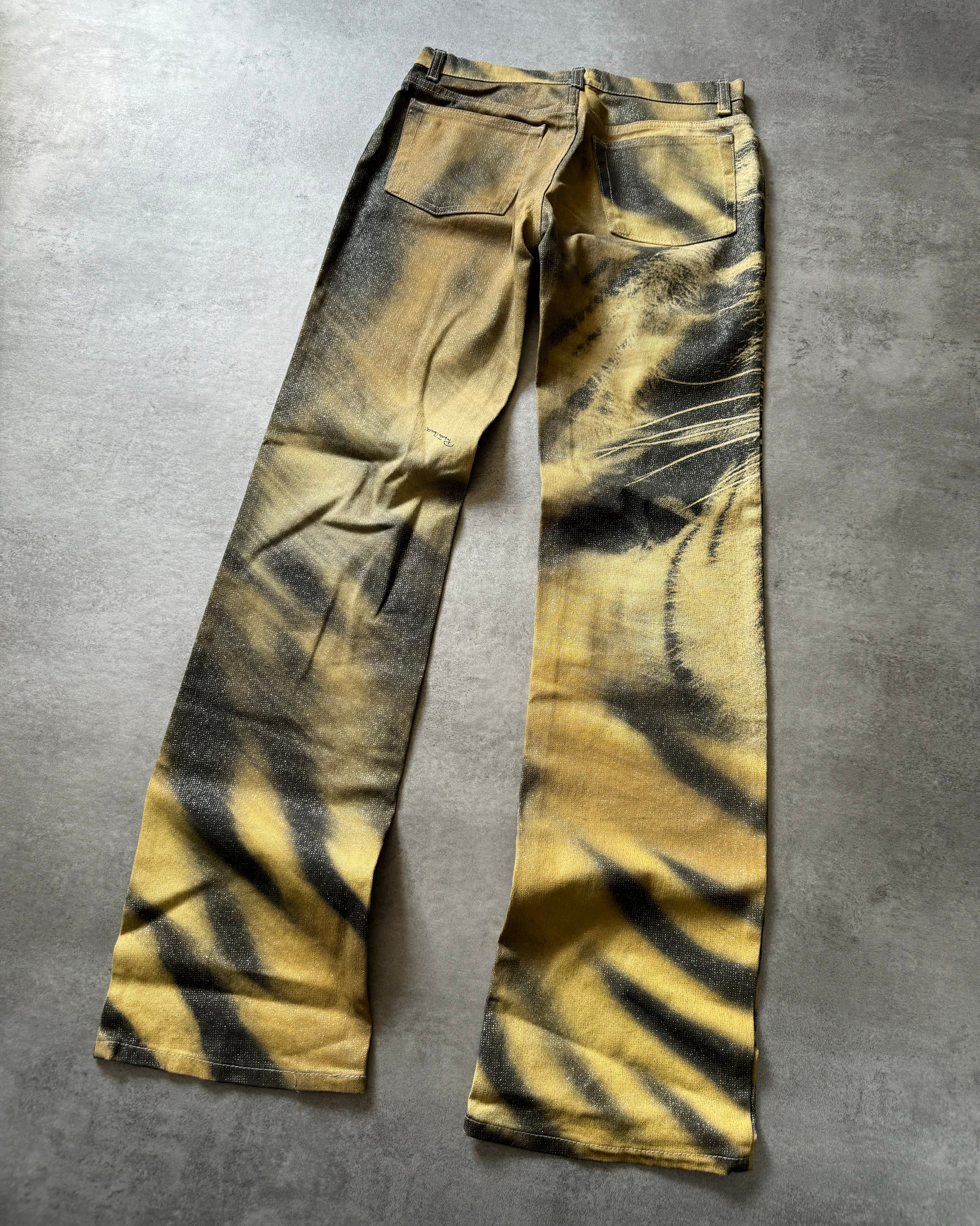 FW2000 Roberto Cavalli Tiger Savage Pants (S) - 6