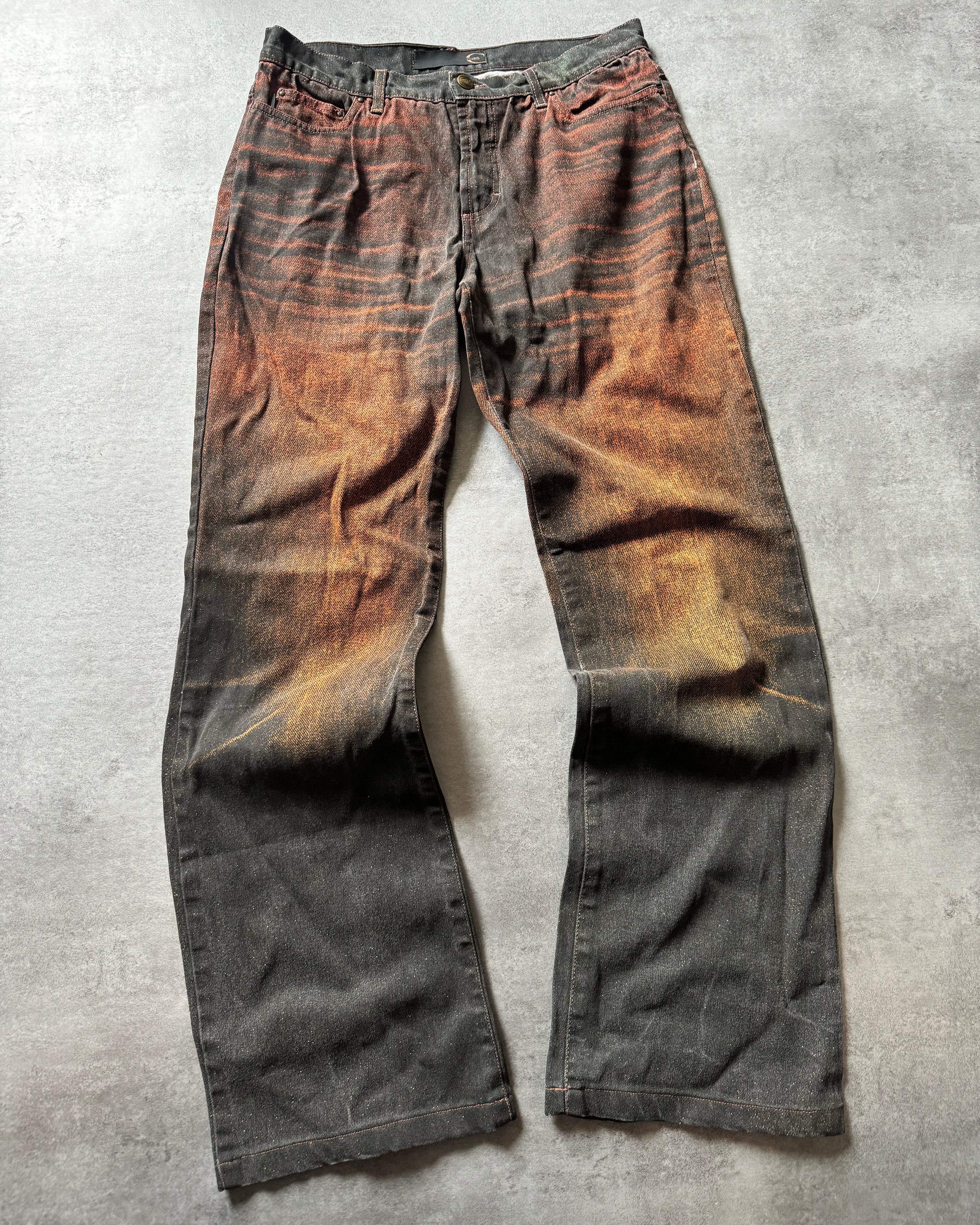 SS2004 Cavalli Hysteric Eroded Jeans (M) - 6