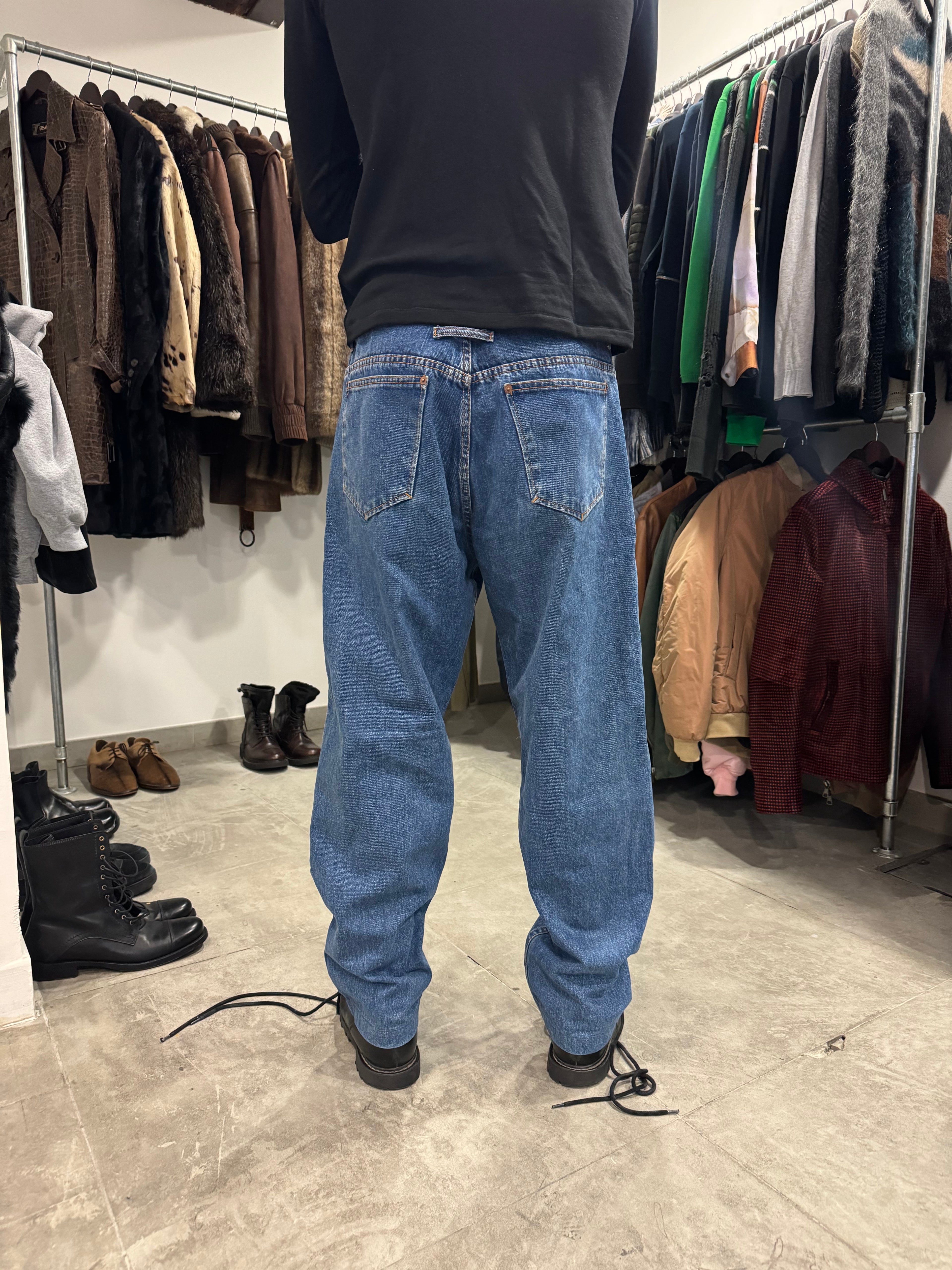 2000s Jean Paul Gaultier Cozy Large Denim Jeans (M) - 4