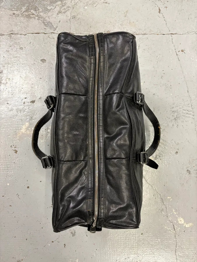 Raf by Raf Simons x Fred Perry Black Week-end Leather Bag LNdIzbb 6