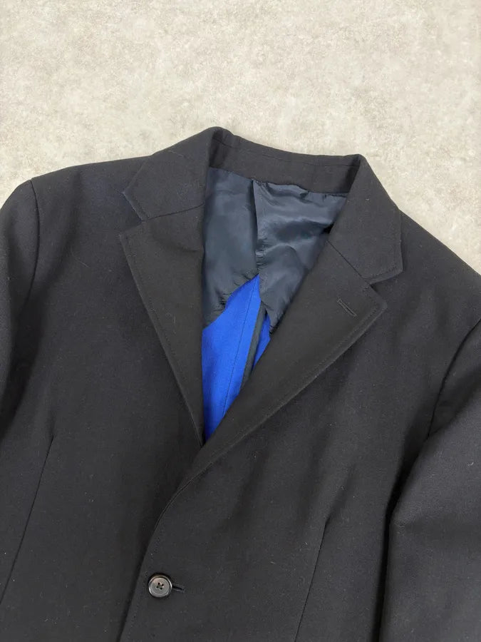 Raf Simons Black Minimalist Blazer Jacket LMvdyPw 3