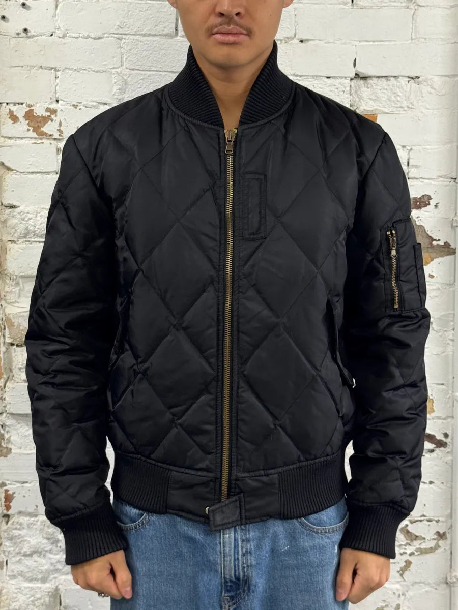 Raf Simons Black Quilted Puffer Jacket VsZsZmm 1