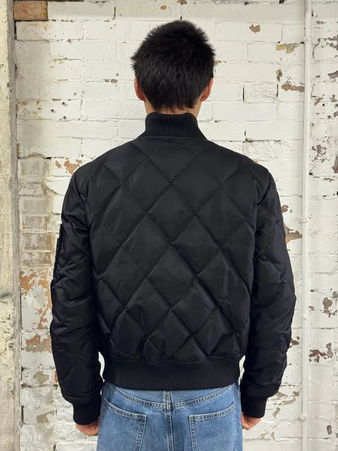 Raf Simons Black Quilted Puffer Jacket VsZsZmm 2
