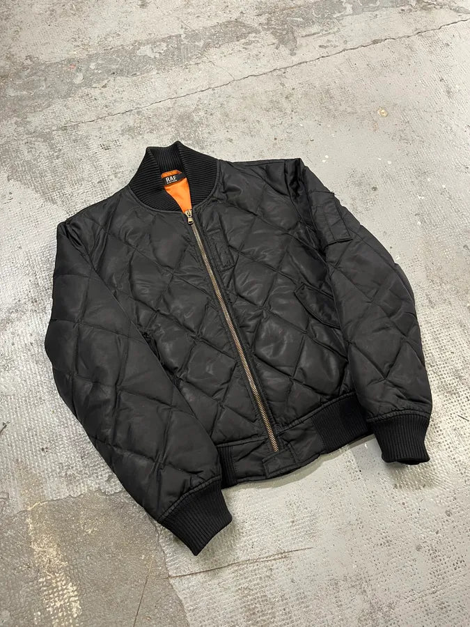 Raf Simons Black Quilted Puffer Jacket VsZsZmm 3