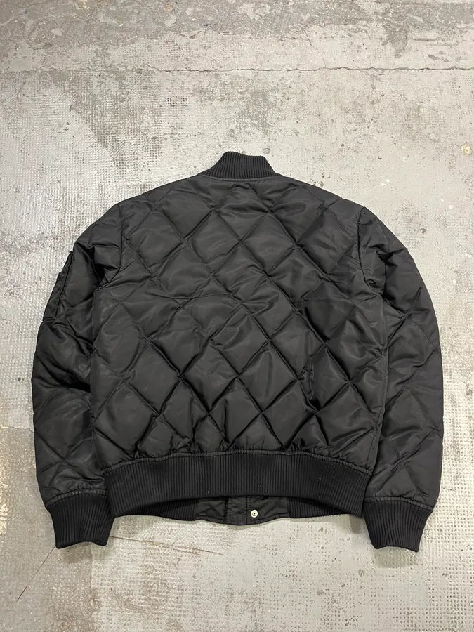 Raf Simons Black Quilted Puffer Jacket VsZsZmm 6