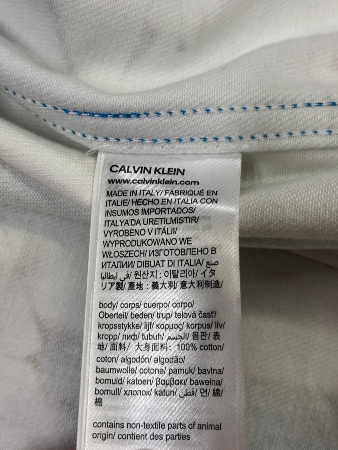 Raf Simons Calvin Klein 205W39NYC American Landscape Denim Trucker Jacket OuXwxuL 10
