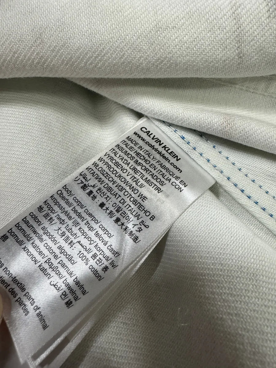 Raf Simons Calvin Klein EST1978 American Flag Blue Jacket (S) bAWWCzp 13