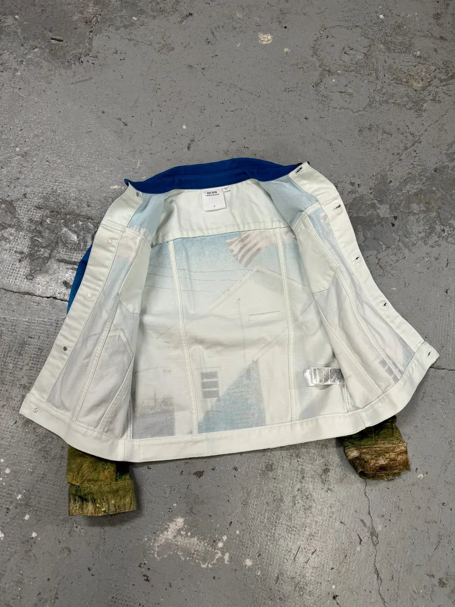 Raf Simons Calvin Klein EST1978 American Flag Blue Jacket (S) bAWWCzp 8