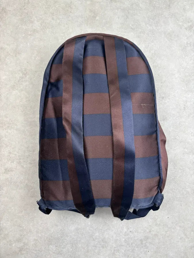 Raf Simons Eastpak Burgundy Navy Nylon Striped Backpack weIZgkD 8
