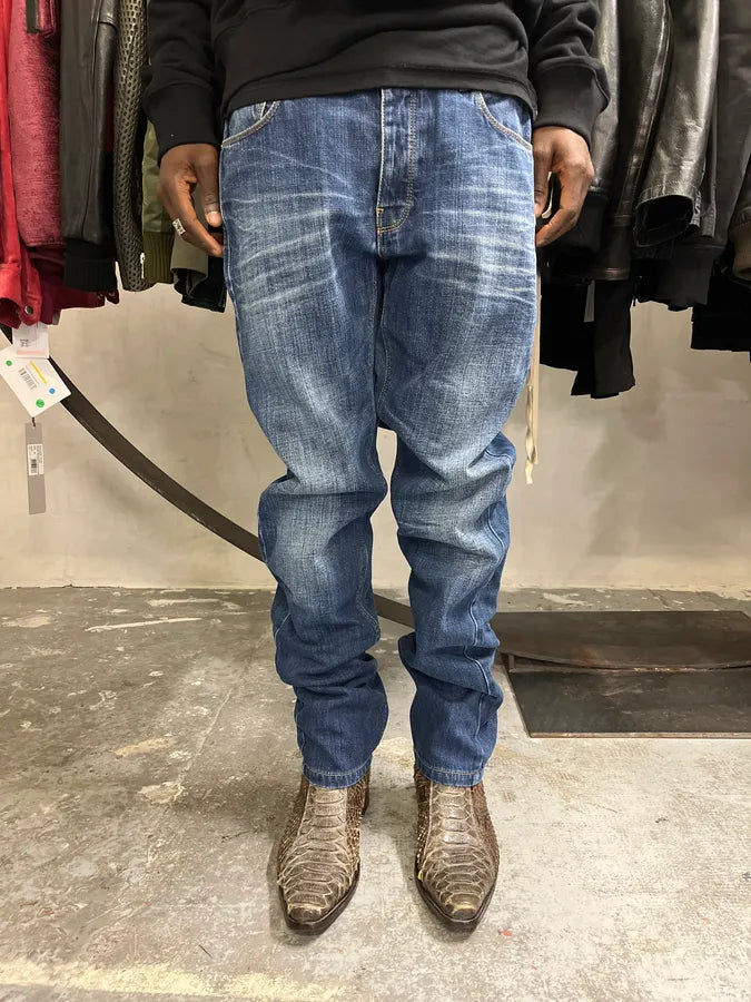 Raf Simons Faded Blue Denim Jeans WYpQKhy 1